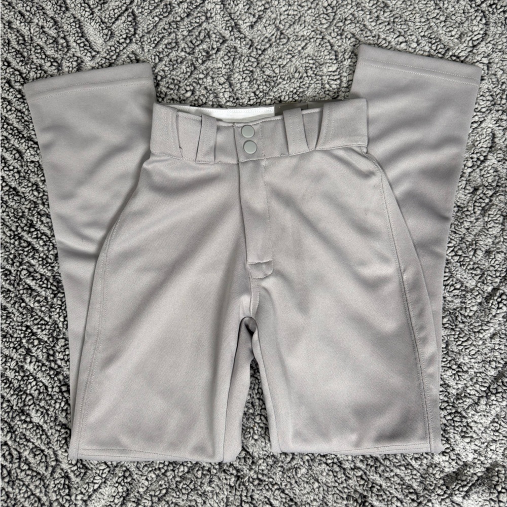 Easton Gray and White Baseball Pants Youth XS